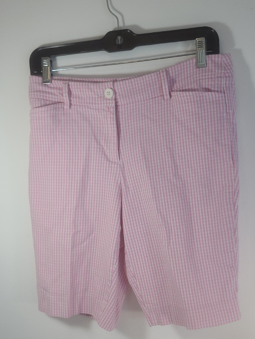 Talbots Pink And White Woman's Shorts Size 4